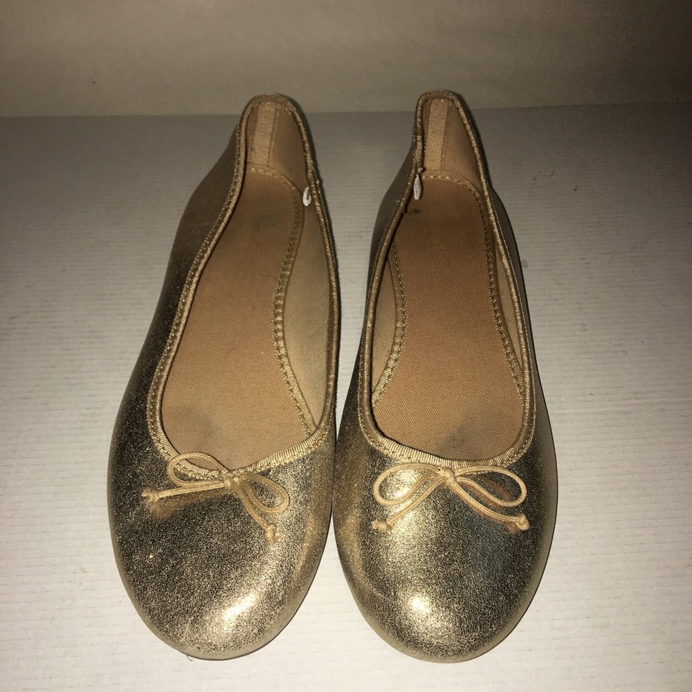 Gold old navy ballet flats